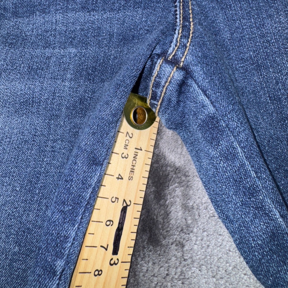 Versona Modern Skinny Jeans Medium Wash Rhinestone Fringe Hem Size 2 NWT - Picture 13 of 16